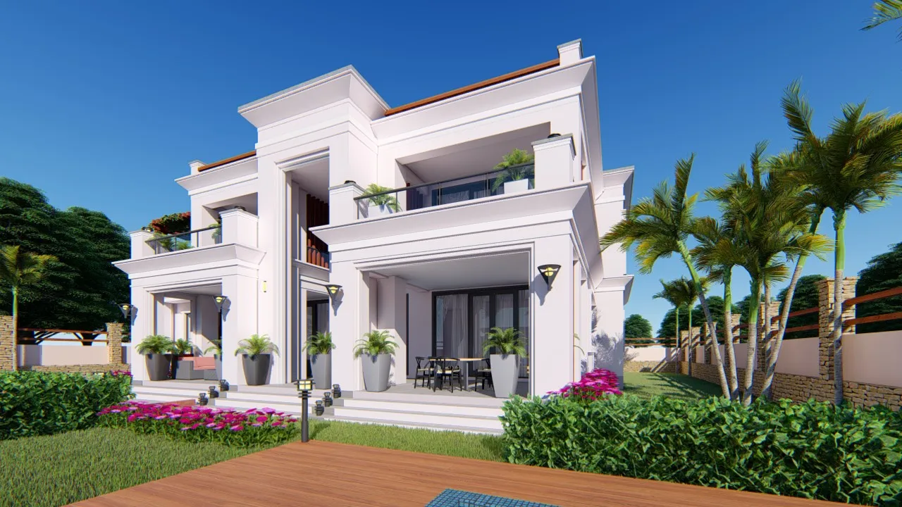 contemporary 3 bedroom house