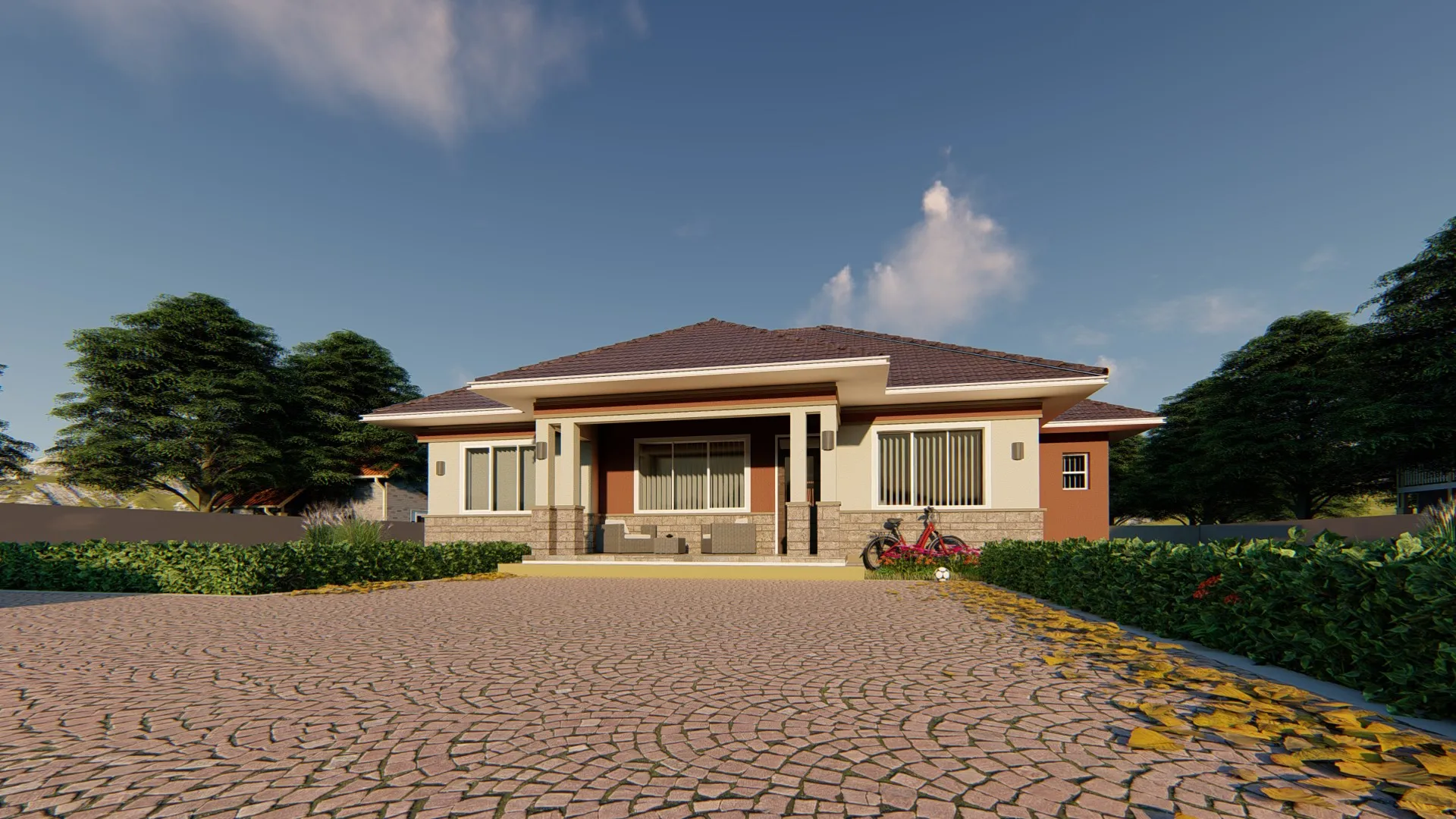 2 bedroom family bungalow